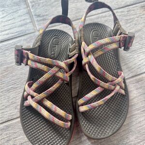Girls Chaco Colorful Strappy Sandals